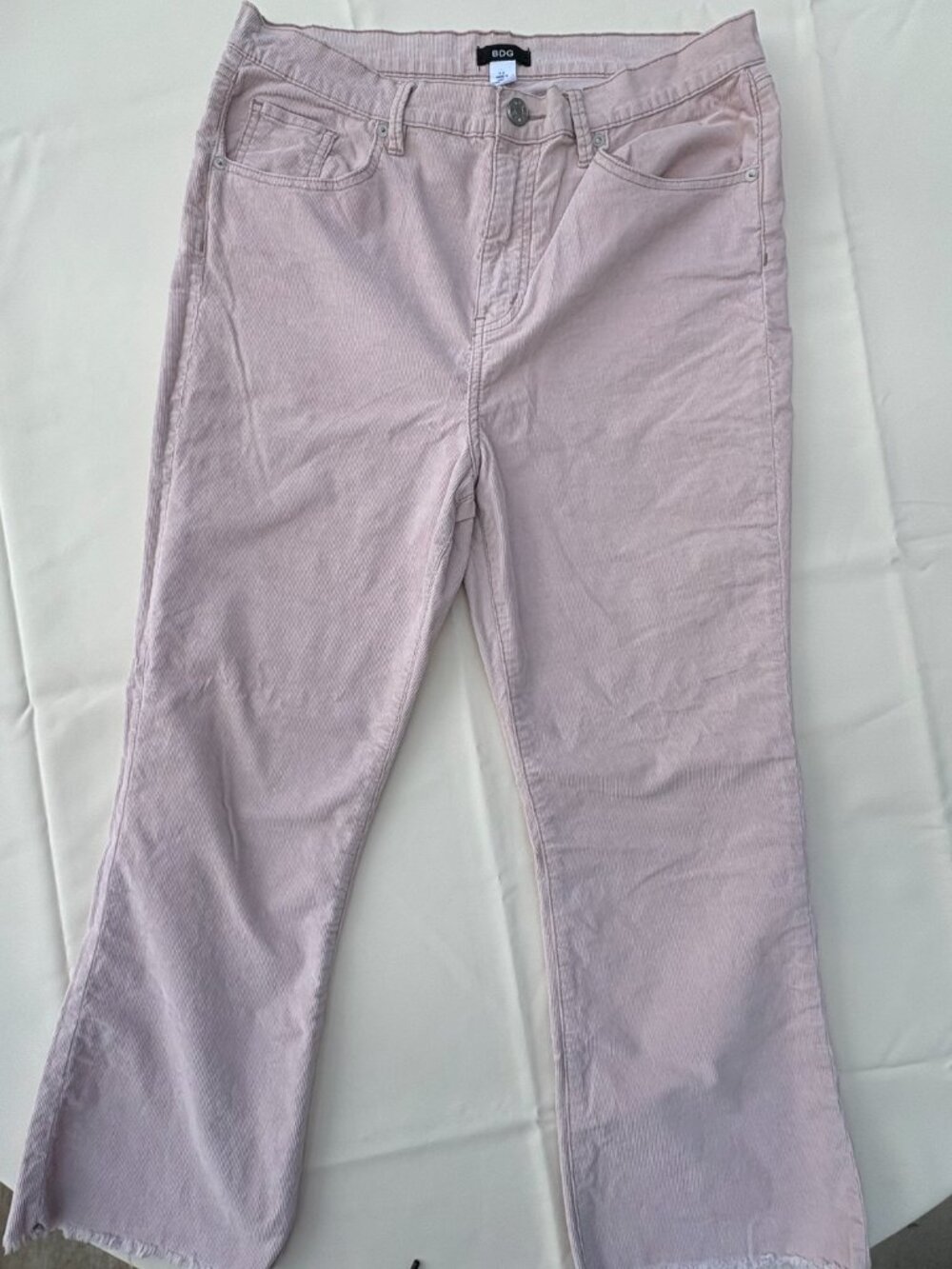 Pale Pink Corduroy Pants - Picture 4 of 4